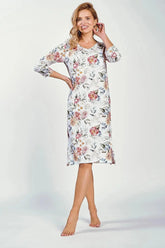 Taro half-circle neckline and loose nightgown  Adomoo